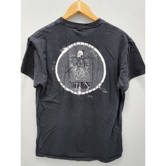 Sick/Tired Band T-Shirt Mens M Gildan Heavy Cotton Black‎ Grindcore - Picture 2 of 10